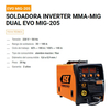 Soldadora inverter MMA-MIG DUAL (EVO MIG-205) Lusqtoff - comprar online