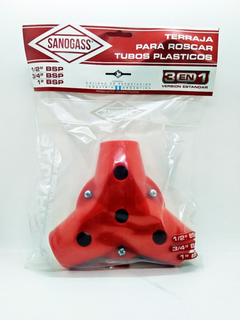 Terraja Estrella Para Pvc 1/2-3/4-1 Acero Sanogass - comprar online
