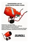 Hormigonera Duroll 150lt Rueda Maciza - comprar online