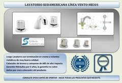 Grifería De Lavatorio Sudamericana Línea Vento - comprar online