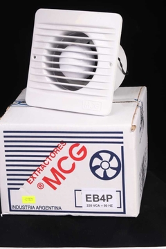EXTRACTOR PARA BAÑO PLASTICO BLANCO 4 PULG (EB4P) MCG - comprar online