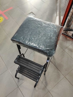 Escalera Tipo Banqueta 3 Escalones Con Asiento FS