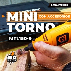 MINI TORNO CON ACCESORIOS LUSQTOFF (MTL150-9) - tienda online