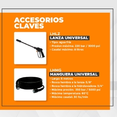 Hidrolavadora Electrica 1200w 105bar Lusqtoff (hl-120) - tienda online