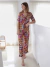 PIJAMA LARGO BIRDS MAGENTA - comprar online
