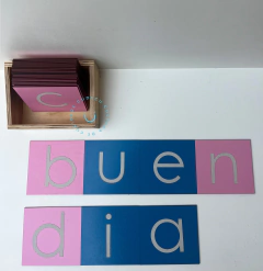 Letras de lija Cursiva Imprenta - comprar online