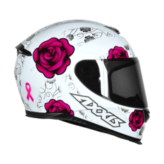 CAPACETE AXXIS EAGLE FLOWERS BR/RS - AUTOMOTOS