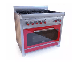 COCINA 900 VINTAGE ROJA/NEGRA18035