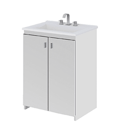 VANITORY ECO 50 C/BACHA BLANCOV50ECOBCO