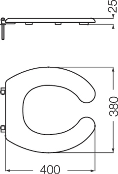 TAPA ASIENTO ESPACIO TTE4 - comprar online