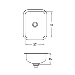 PILETA 201 ACERO SIMPLEMI PILETA - comprar online
