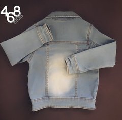 468kids - Jaqueta Jeans Infantil - Basic Light 17' Costas