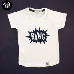 468kids - Camiseta Infantil - Bang Sheldon Branca - #MakeABang
