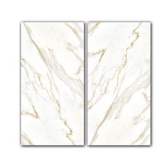 Porcelánico Pulido Calacatta Gold Lux63x122 Rectificado - comprar online