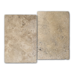 Marmol Travertino Rustico 40,6 cm x 61 Para Piscinas, Exteriores, Piso o Pared