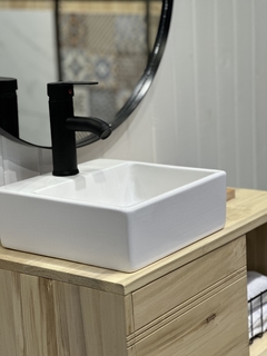 VANITORY MUEBLE COLGANTE CITRUS NATURAL CON PUERTA 60X30X35 - Murr Tienda Online