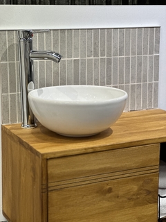 VANITORY MUEBLE COLGANTE CITRUS ROBLE CON PUERTA 60X30X35 - tienda online