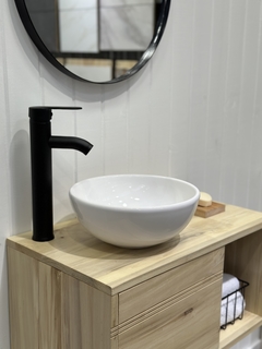 VANITORY MUEBLE COLGANTE CITRUS NATURAL CON PUERTA 60X30X35