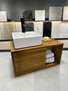 Imagen de VANITORY MUEBLE COLGANTE CITRUS ROBLE CON PUERTA 60X30X35