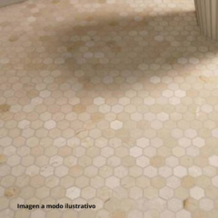 Venecita Revestimiento Hexágono de Mármol Travertino para Baño y Cocina 31 cm x 27 cm en internet