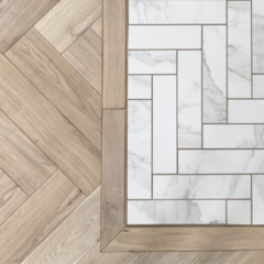 Venecita Revestimiento Espiga Cerámico Calacata Mate para Baño y Cocina - comprar online