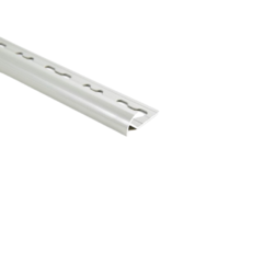 GUARDACANTO ALUMINIO PLATEADO BRILLANTE PARA PORCELANATO