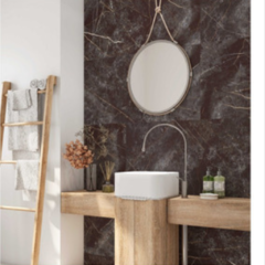 PORCELANICO RECTIFICADO NEGRO MARQUINA MATE 60x120 en internet
