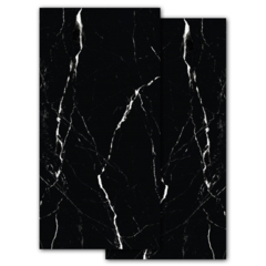 PORCELANATO NEGRO MARQUINA PULIDO RECTIFICADO 60 CM X 120 CM