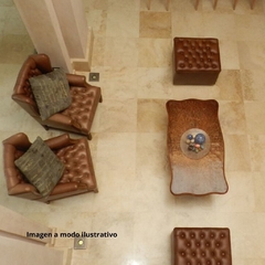 Mármol Travertino 40.6 cm x 61 cm Pulido Mate Taponado Piso o Pared - comprar online
