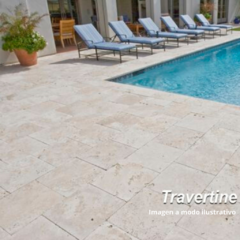 Borde Piscina Travertino Rustico piscinas 30,5 cm x 61 cm (metro lineal) en internet