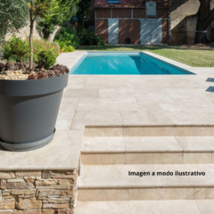 Marmol Travertino Rustico 40,6 cm x 61 Para Piscinas, Exteriores, Piso o Pared - tienda online