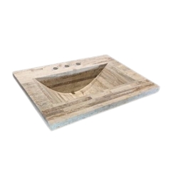Mesada de Travertino Marmol Importado 84x45