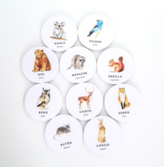 MEMO JUEGO ILUSTRADO ANIMALES DEL BOSQUE - comprar online