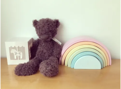 ARCOIRIS WALDORF ANCHO 6 PIEZAS - COLORES PASTEL - Compañia Feliz