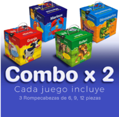 COMBO de 2 modelos MI PRIMER ROMPECABEZAS