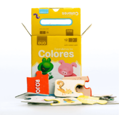 ROMPECABEZAS DUO - APRENDEMOS LOS COLORES - comprar online