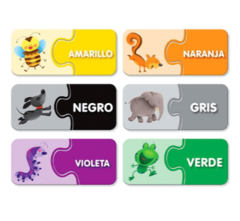 ROMPECABEZAS DUO - APRENDEMOS LOS COLORES en internet