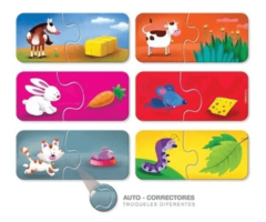 Imagen de ROMPECABEZAS DUO - ¿QUE COMEN LOS ANIMALES?