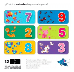 ROMPECABEZAS DUO - APRENDEMOS LOS NÚMEROS - Compañia Feliz