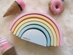 ARCOIRIS WALDORF ANCHO 6 PIEZAS - COLORES PASTEL