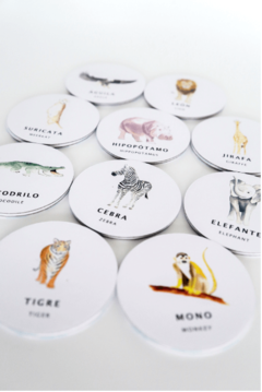 MEMO JUEGO ILUSTRADO ANIMALES DE LA SELVA en internet