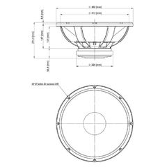 18 Sound 18LW2400 , Parlante 18" 2400W 8 Ohms , nuevo en caja .