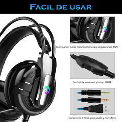 Auricular gamer Venetian A18  con Micrófono , nuevo en caja , garantía - tienda online