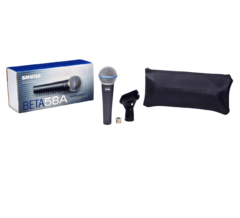 Micrófono Shure BETA58A dinámico hecho en México, orginal con garantia distribuidor oficial !