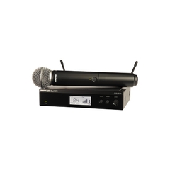 Sistema Micrófono Inalámbrico Shure BLX24AR/SM58-M5 VOCAL, c/SM58, UHF, Diversity.
