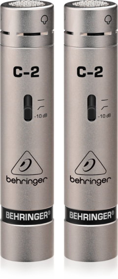 Micrófonos de estudio apareados Condenser Behringer C-2 , nuevos en caja , garantía oficial