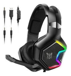 AURICULARES  GAMER ONIKUMA K10 PRO NEGRO ,nuevo en caja, garantía . GAMING