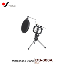 Kit Soporte Microfono Mesa Antipop Araña Trípode Venetian DS-300a