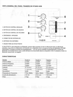 Sistema Monitor autoamplificado Apogee Studio 6 , Bluetooth , precio por el par, nuevo en caja , garantía oficial. - tienda online