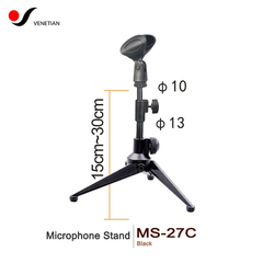 Pie de Micrófono de Mesa tipo Trípode Venetian Ms-27C